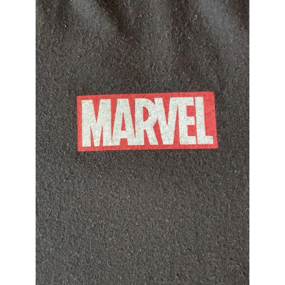 Marvel Comic Spiderman T-Shirt Men's Size Medium Black Graphic Black Shirt